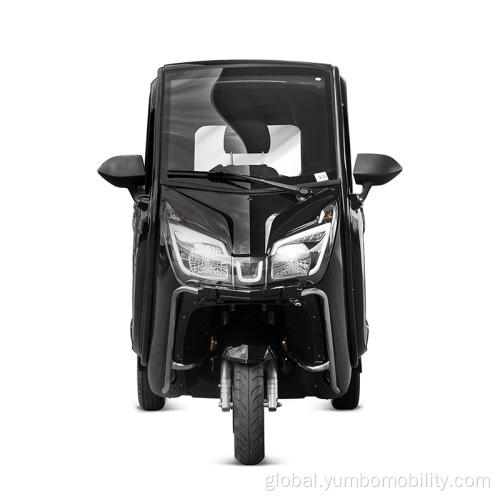 Black Full Closed Cabin Scooter YBZL1 Hot Selling Black Three Wheel Electric Car Factory